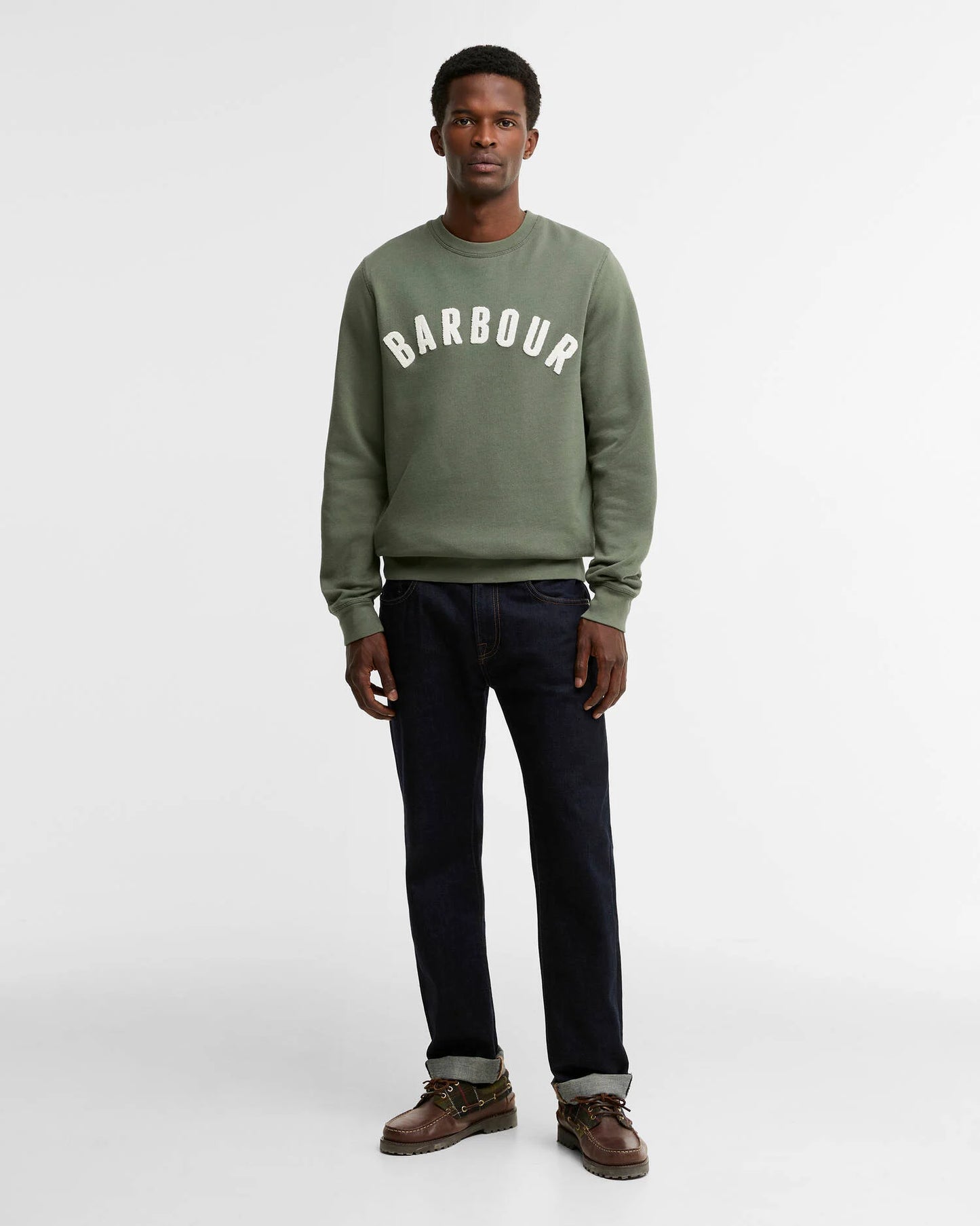 BARBOUR PREP LOGO FELPA THYME