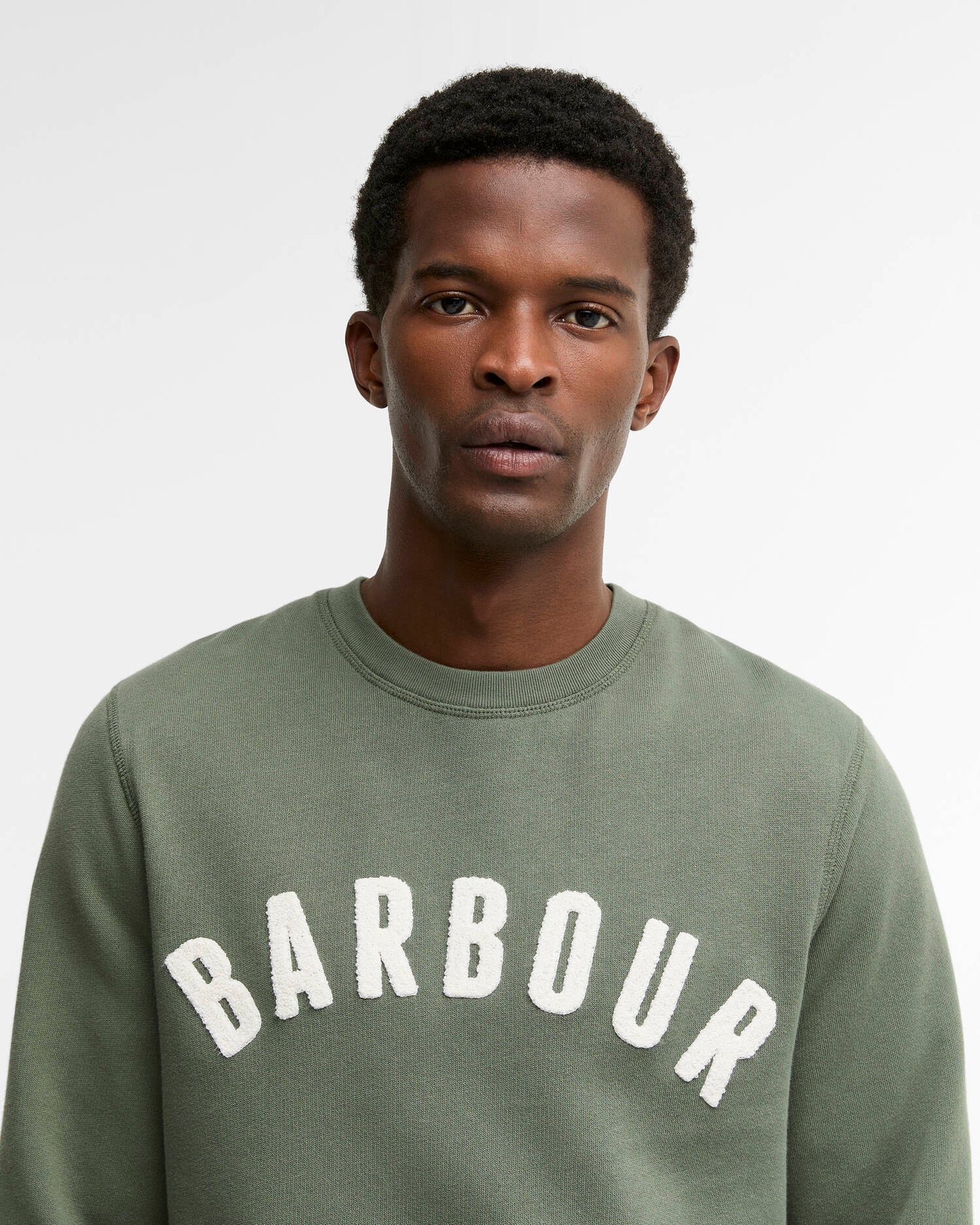 BARBOUR PREP LOGO FELPA THYME
