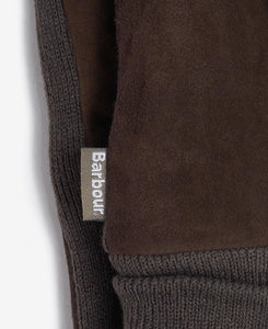 BARBOUR MAGNUS GLOVES BROWN OLIVE