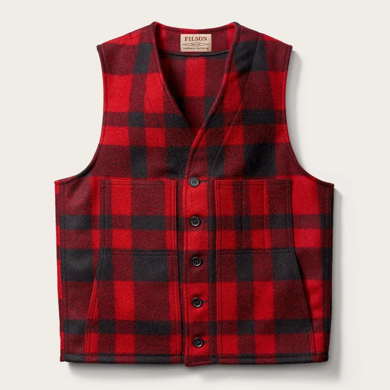 FILSON MACKINAW VEST MADE IN USA