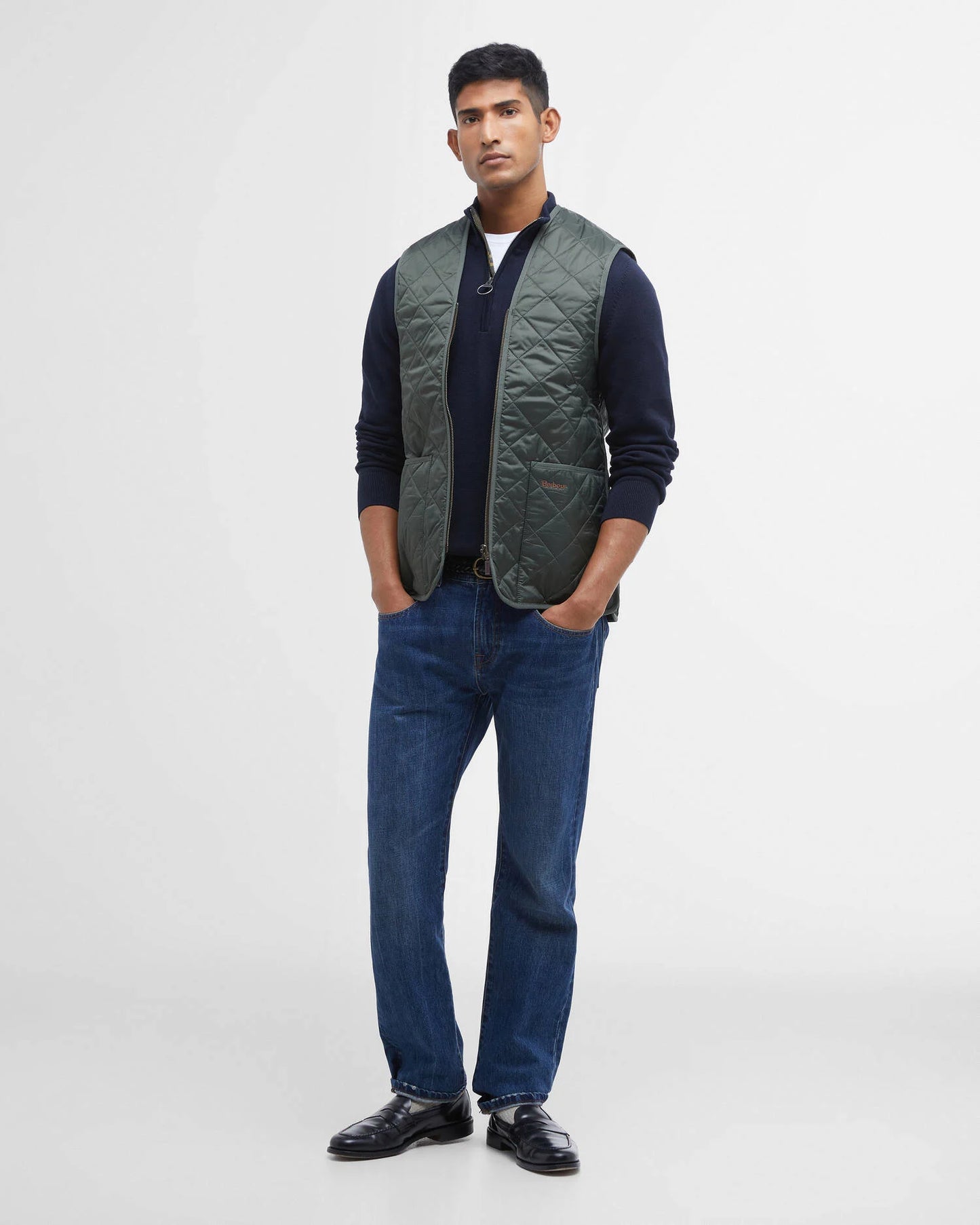 BARBOUR GILET TRAPUNTATO OLIVE