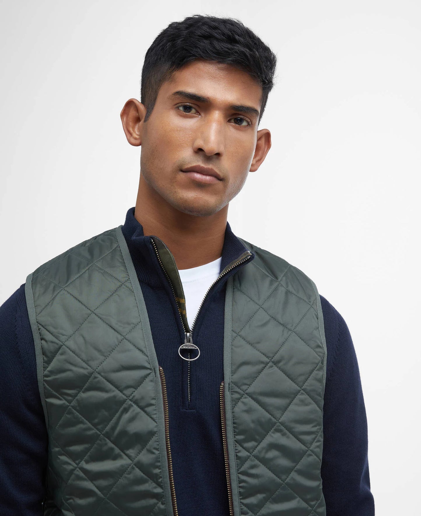 BARBOUR GILET TRAPUNTATO OLIVE