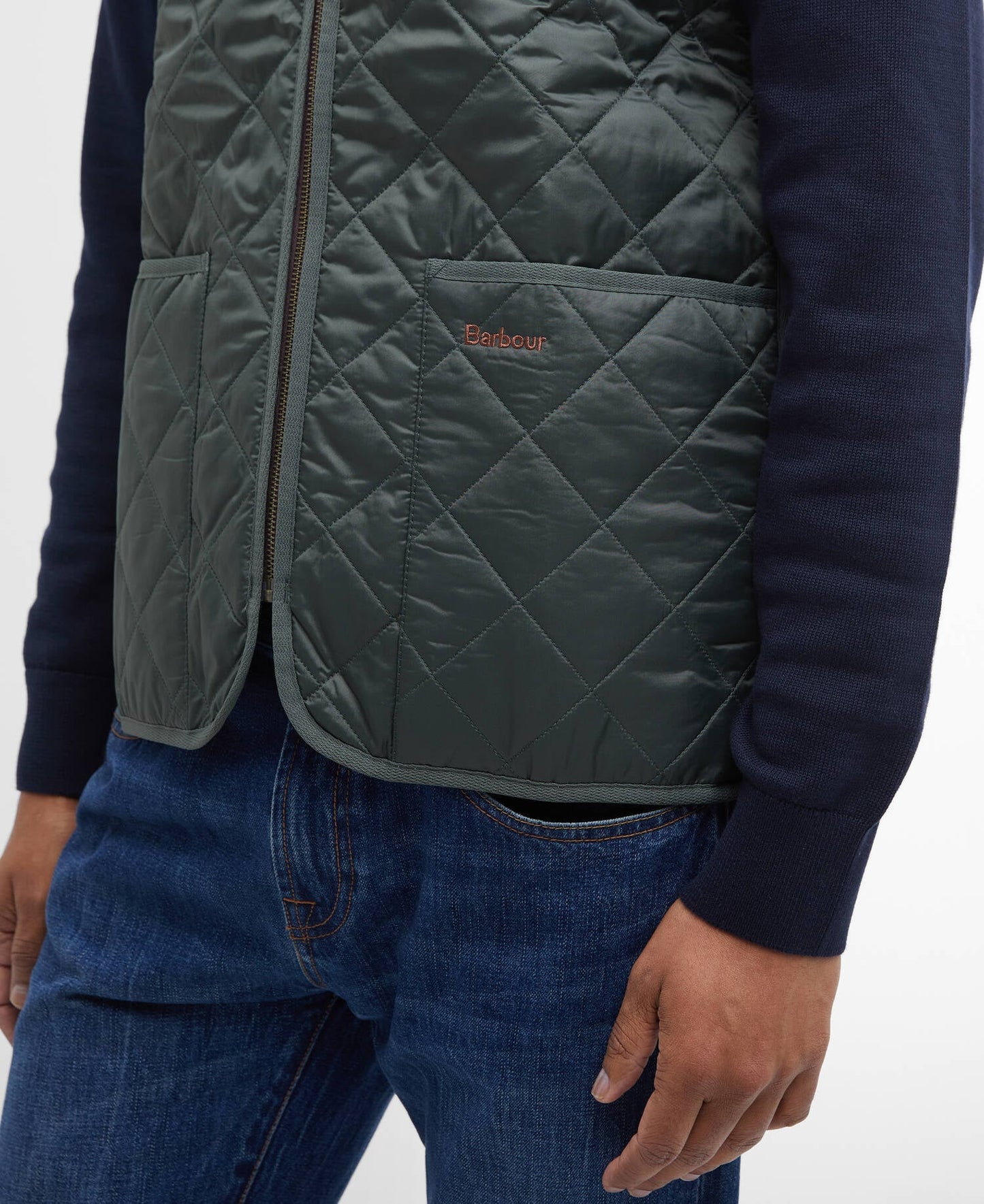 BARBOUR GILET TRAPUNTATO OLIVE