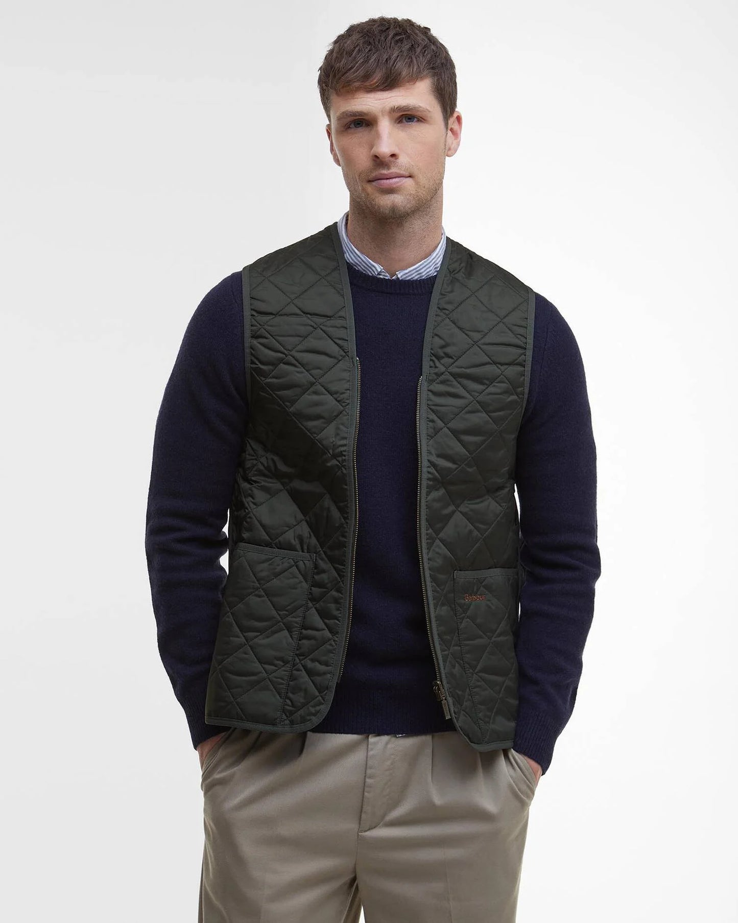 BARBOUR GILET TRAPUNTATO ANCIENT