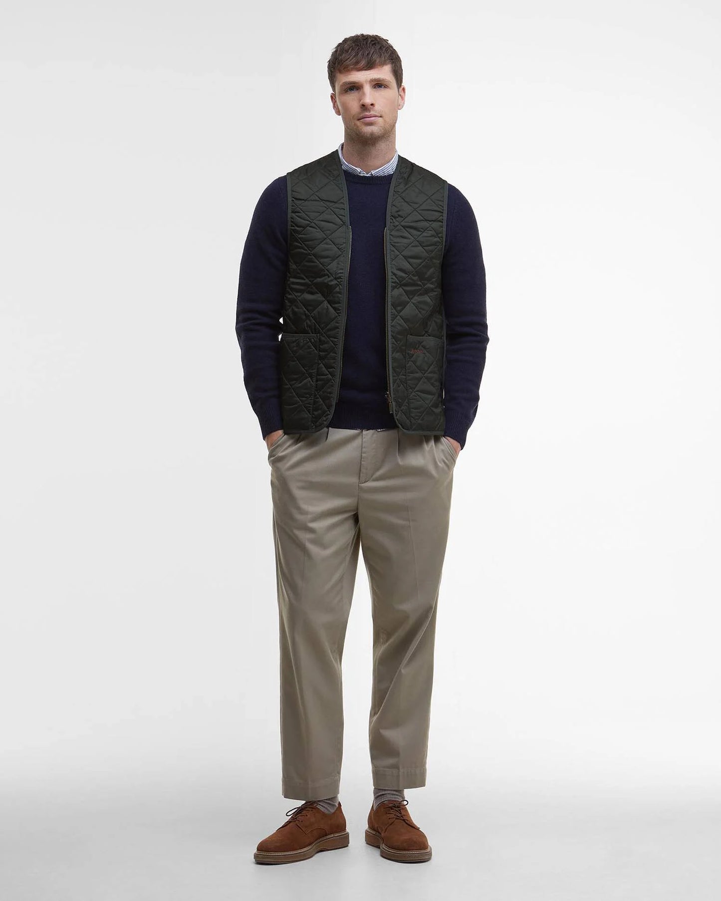 BARBOUR GILET TRAPUNTATO ANCIENT