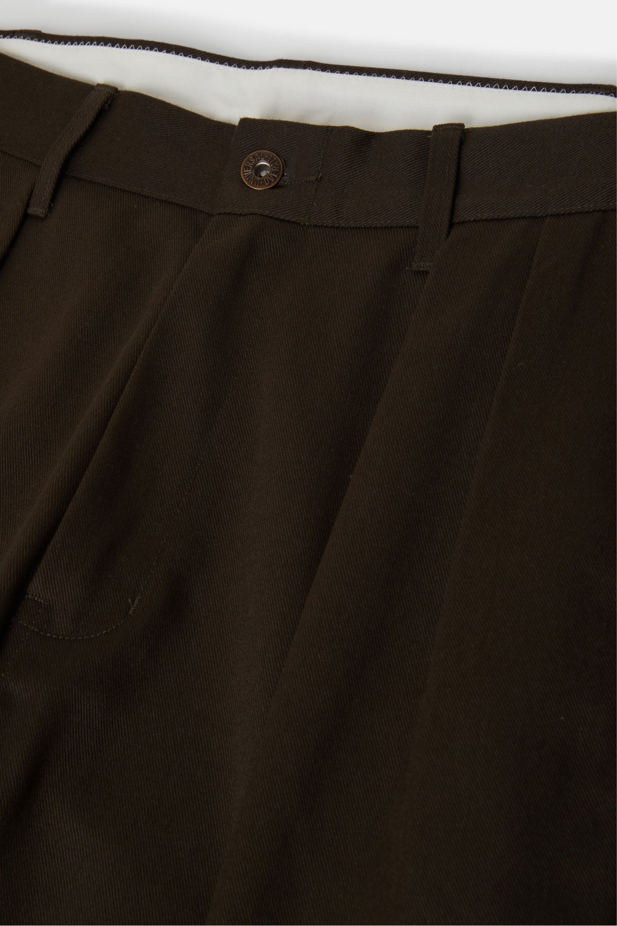 UNIVERSALL OVERALL TWO PENCE BROWN