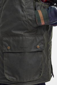 BARBOUR X BARACUTA WAX GILET ARCHIVE OLIVE