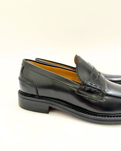 BERWICK PENNY LOAFER SPAZZOLATO NERO