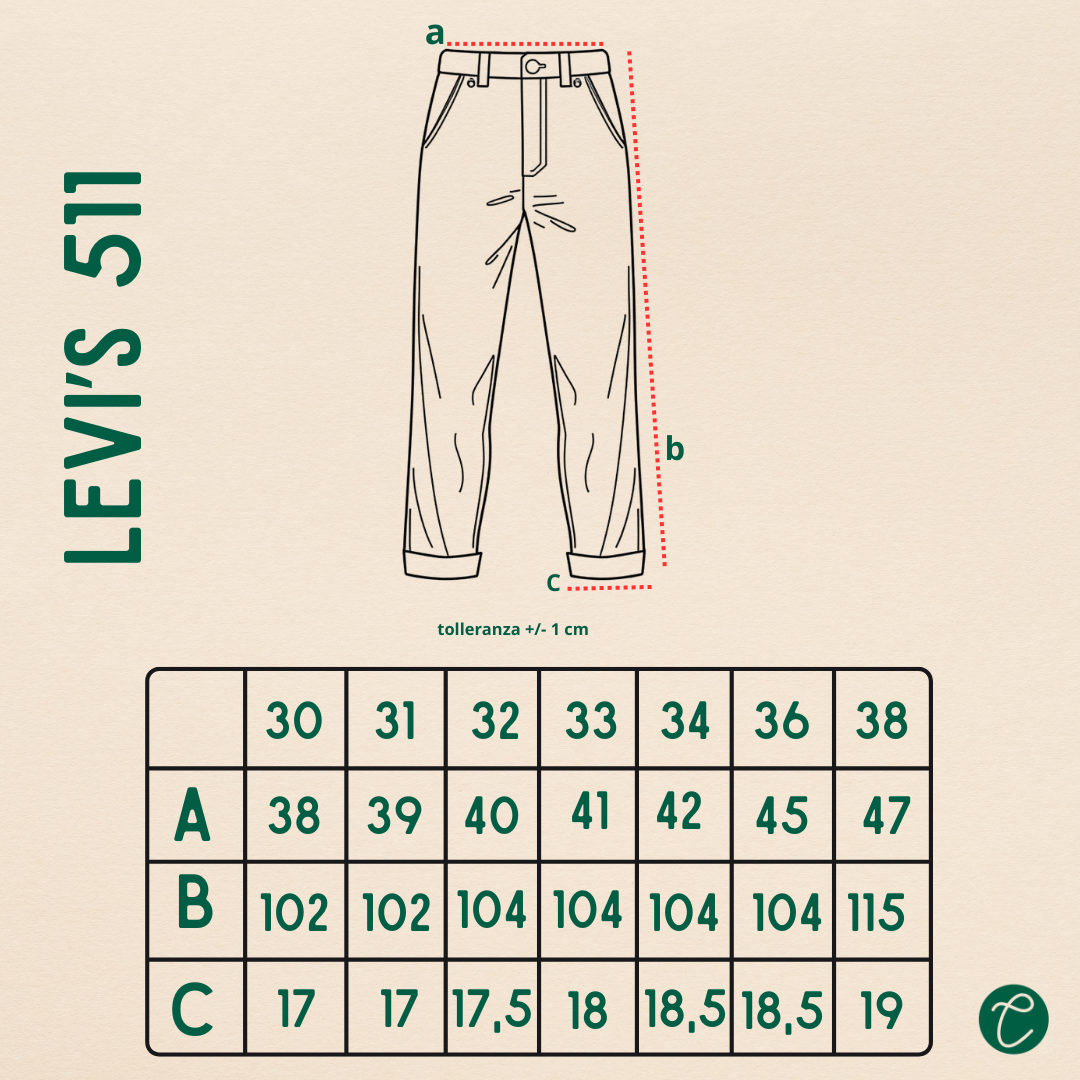 LEVIS 
511 CHIARO - CINQUANTOTTO PESARO | Negozio di abbigliamento