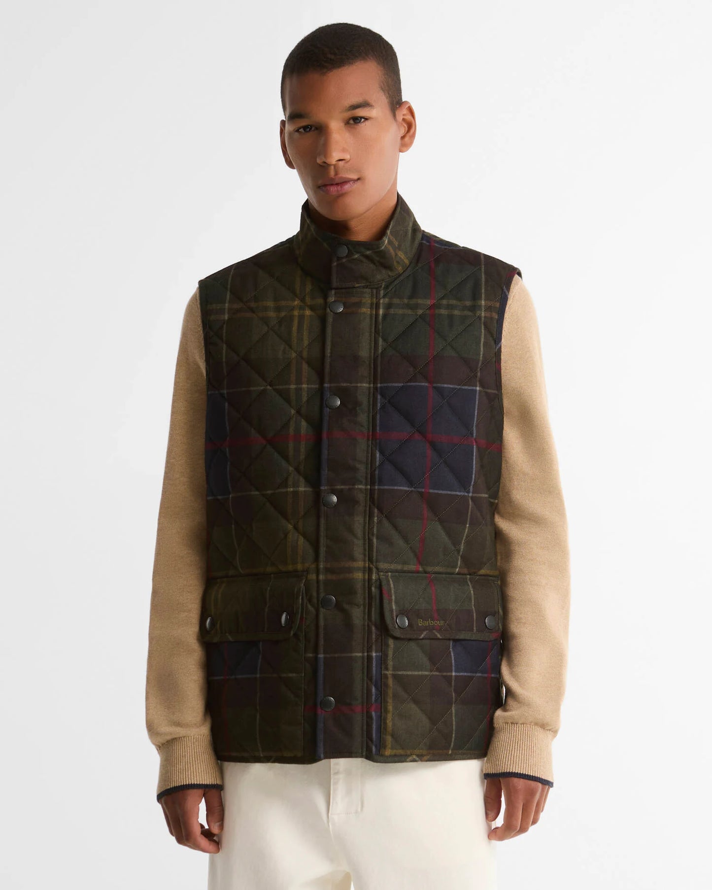 BARBOUR LOWERDALE GILET TARTAN