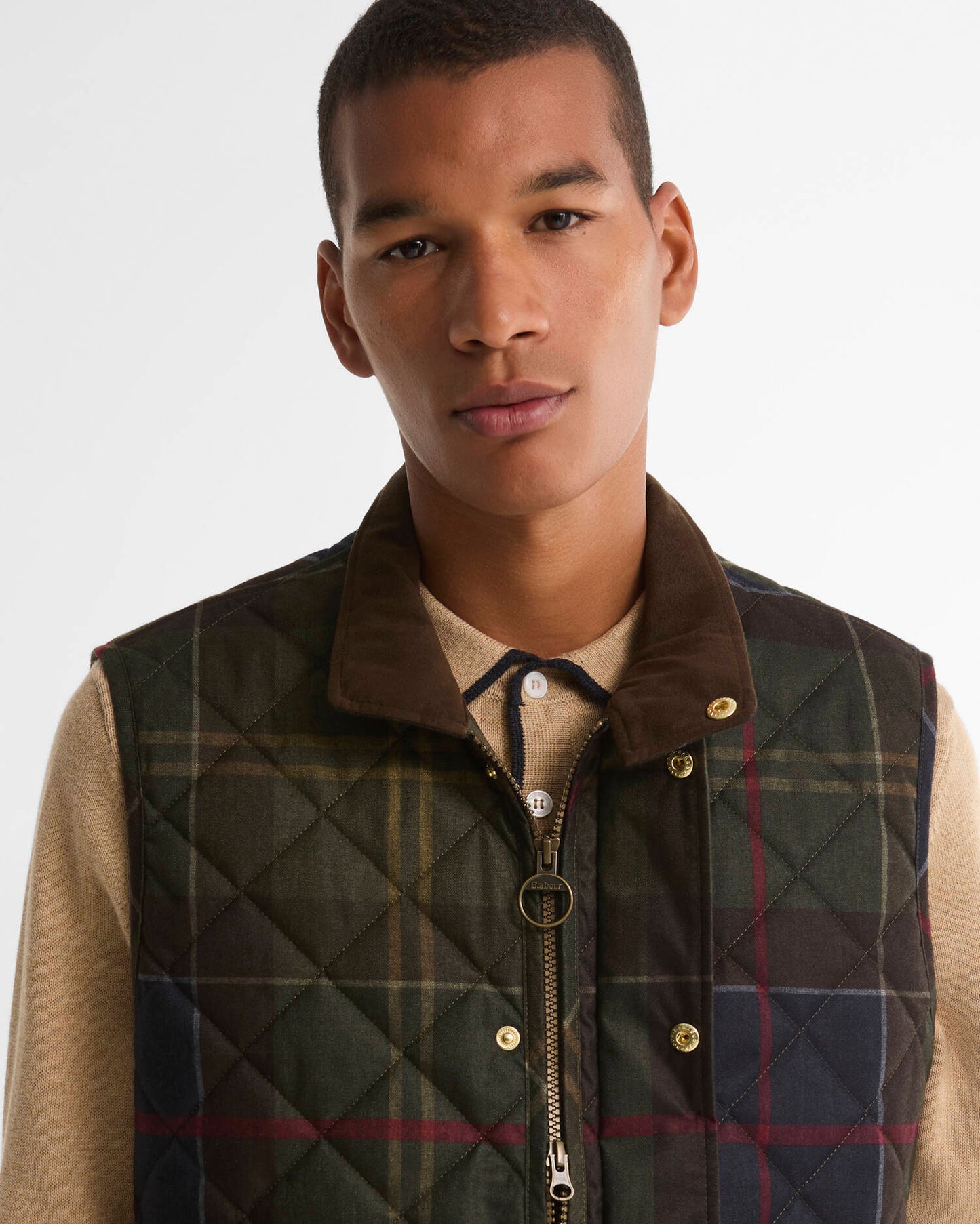 BARBOUR LOWERDALE GILET TARTAN