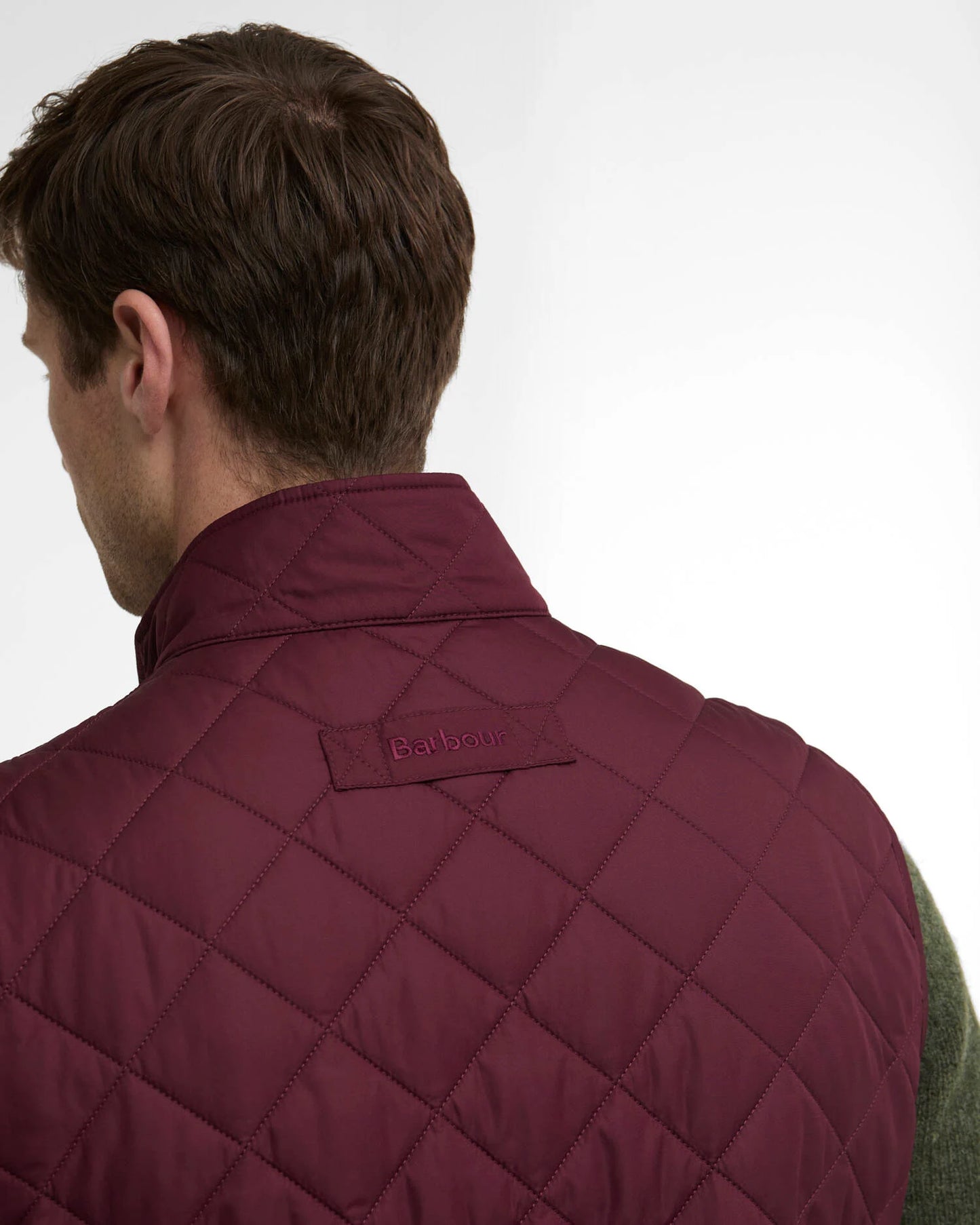 BARBOUR LOWERDALE GILET BORDEAUX