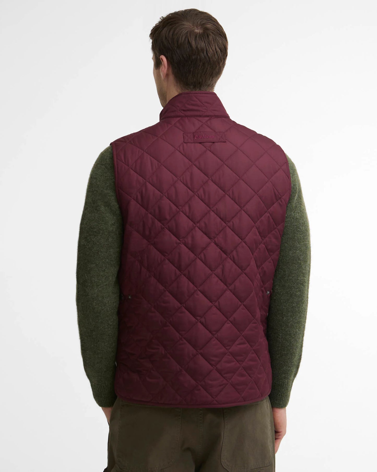 BARBOUR LOWERDALE GILET BORDEAUX