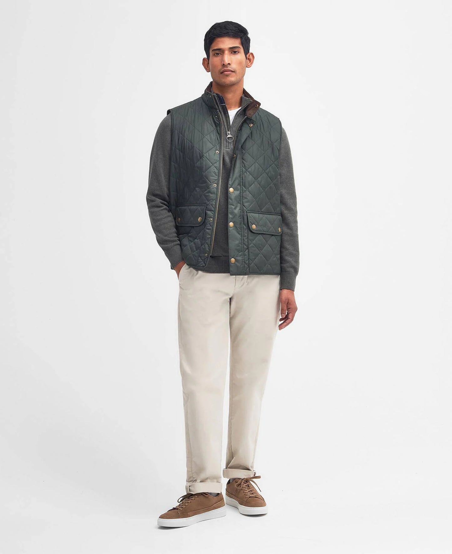 BARBOUR LOWERDALE GILET SAGE