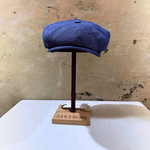 STETSON HATTERAS LINEN BLU