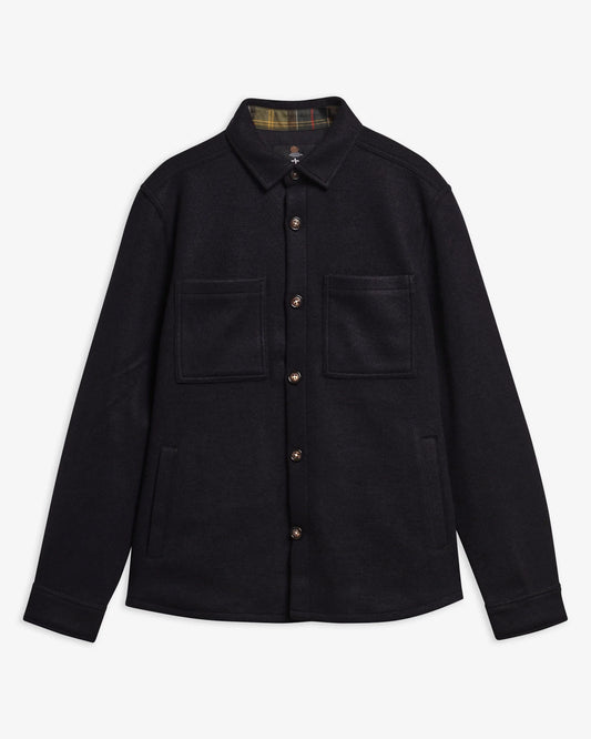 BARBOUR MARLTOWN OVERSHIRT NAVY - CINQUANTOTTO PESARO | Negozio di abbigliamento