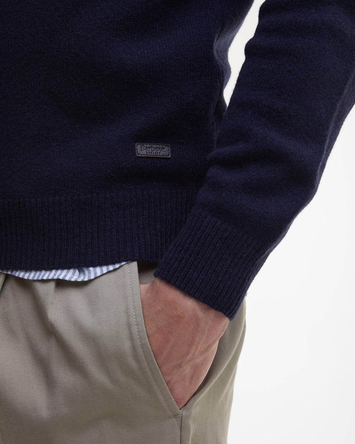 BARBOUR ESSENTIAL PATCH NAVY