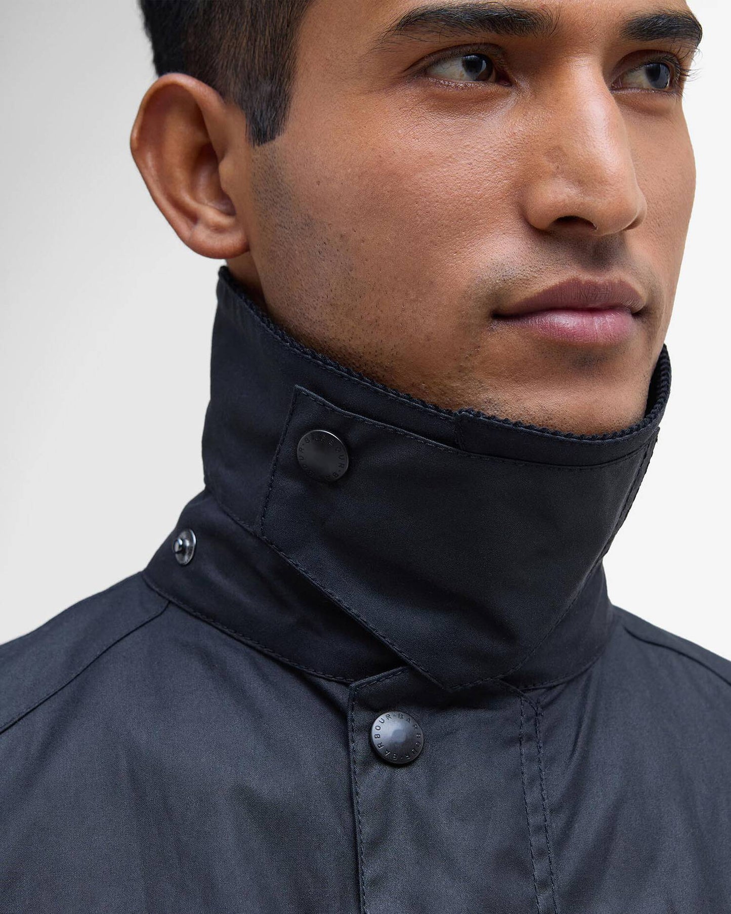 BARBOUR ASHBY BLU NAVY WAXED