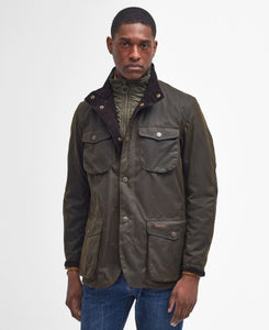 BARBOUR OGSTON OLIVE WAX