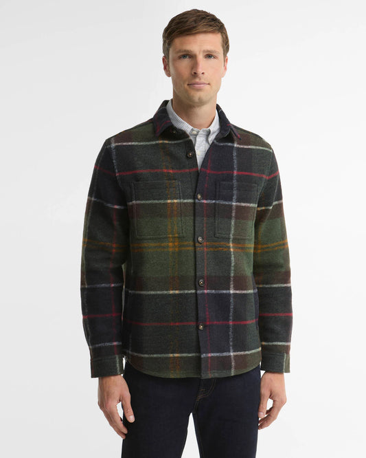 BARBOUR WOODALANE OVERSHIRT CLASSIC TARTAN - CINQUANTOTTO PESARO | Negozio di abbigliamento