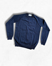 Carica l&#39;immagine nel visualizzatore di Gallery, CINQUANTOTTO TAGLIO FELPA BLU NAVY
