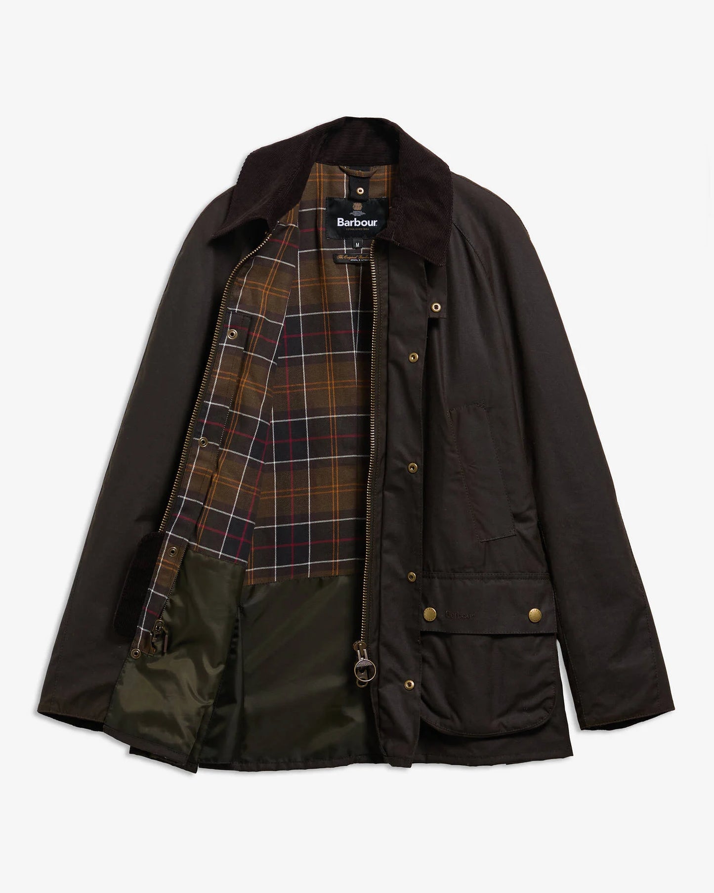 BARBOUR ASHBY OLIVE WAXED