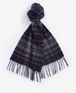 BARBOUR NEW CHECK TARTAN NAVY DARK GINGER