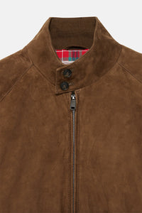 BARACUTA G9 SUEDE DARK OLIVE