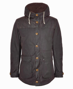 BARBOUR GAME PARKA OLIVE WAX