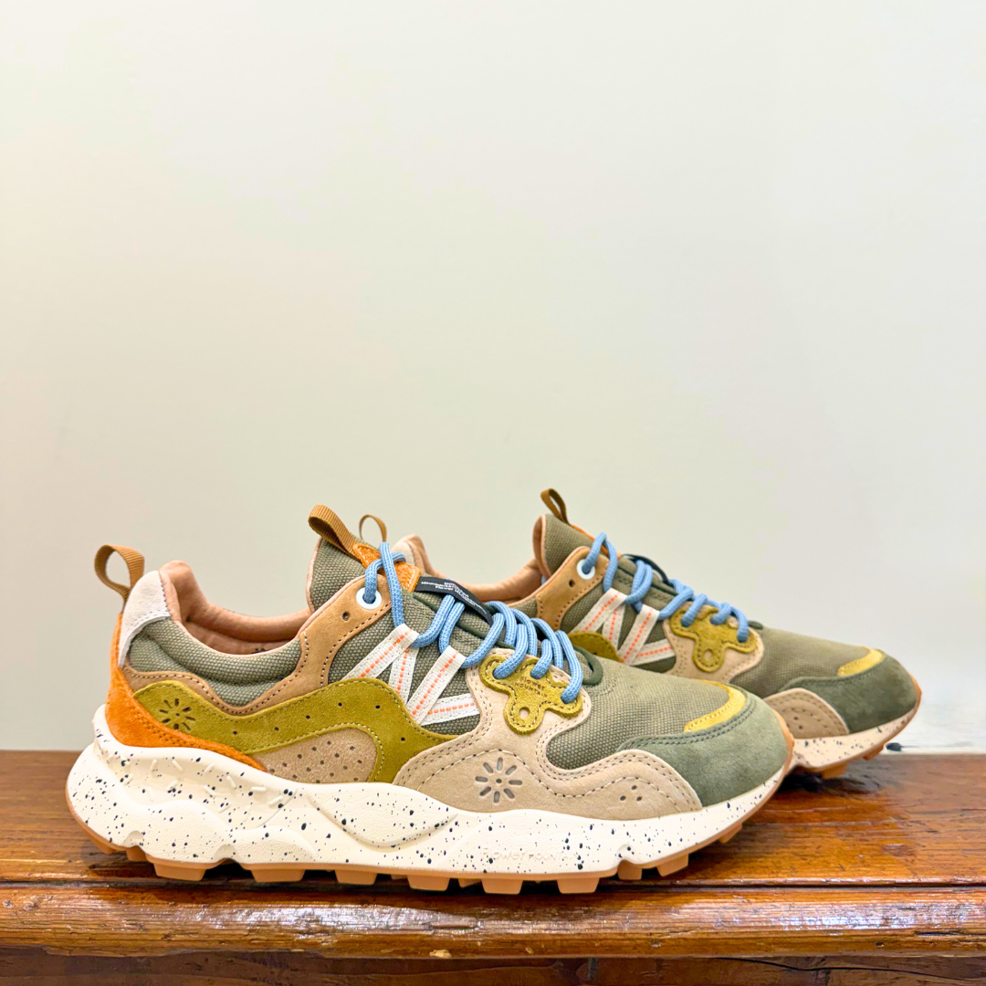 FLOWER MOUNTAIN YAMANO 3 MILITARY GREEN - CINQUANTOTTO PESARO | Negozio di abbigliamento