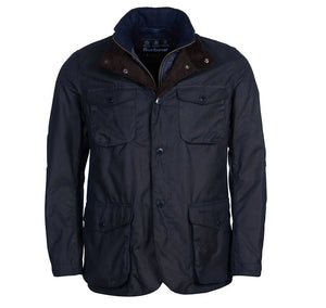 BARBOUR OGSTON NAVY WAX