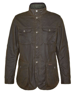 BARBOUR OGSTON OLIVE WAX