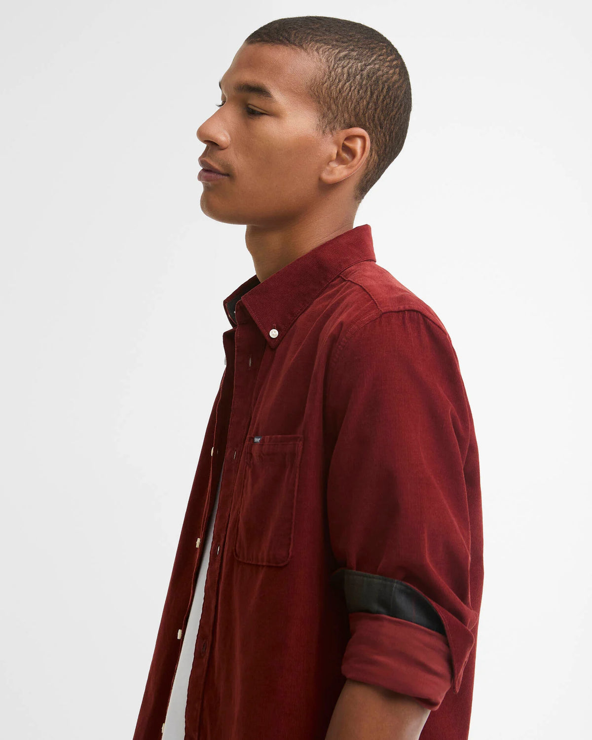 BARBOUR RAMSEY CAMICIA RUSSET BROWN