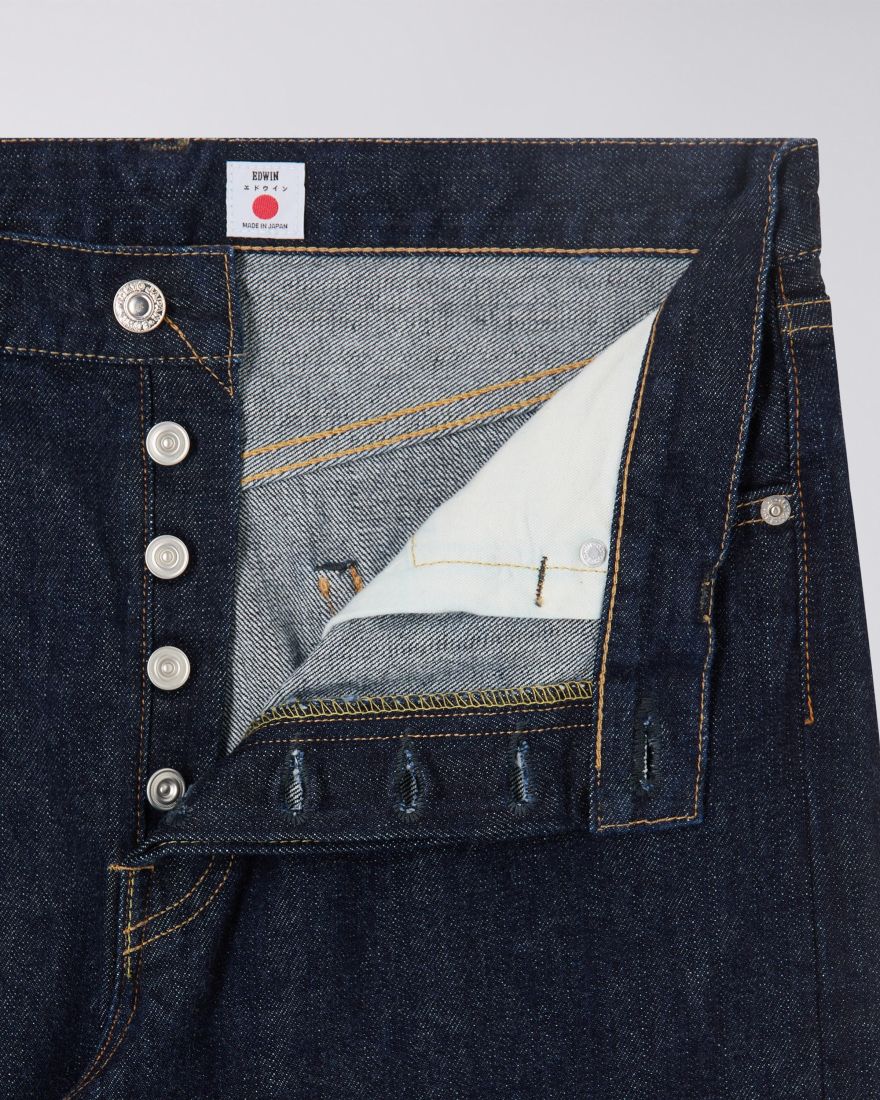 EDWIN REGULAR KURABO BLUE RINSED