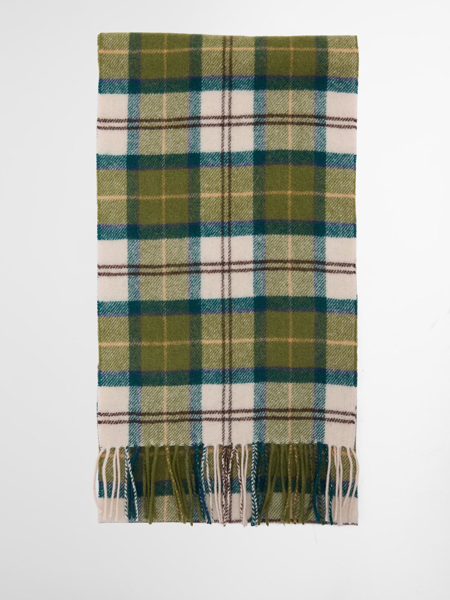 BARBOUR TARTAN LAMBSWOOL SCARF