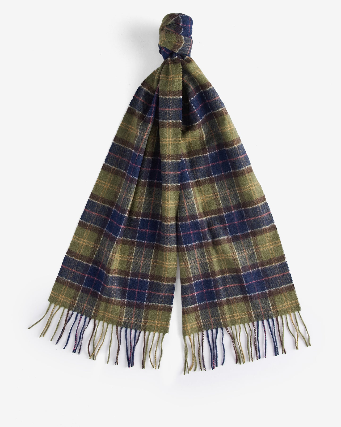 BARBOUR TARTAN LAMBSWOOL SCARF