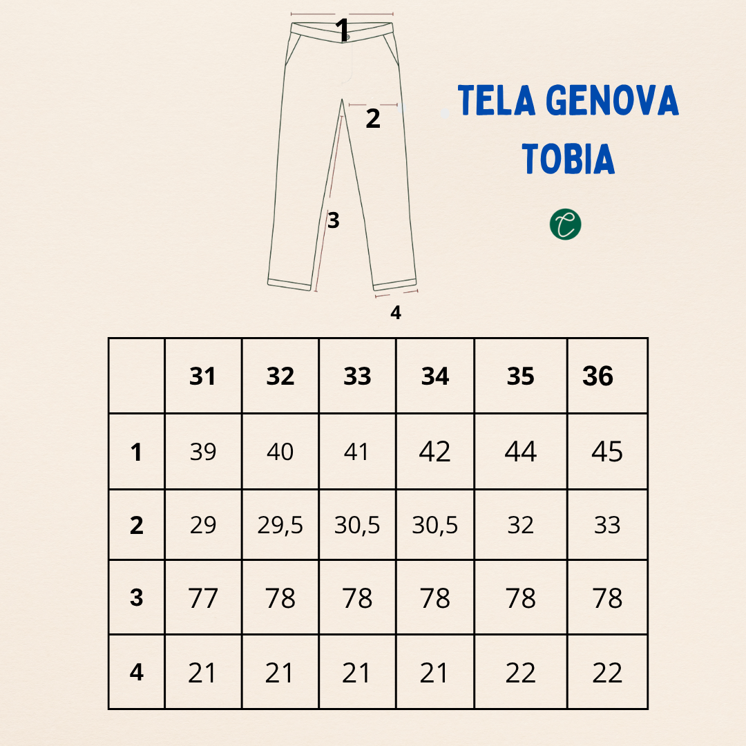 TELA GENOVA TOBIA DEEP BLUE