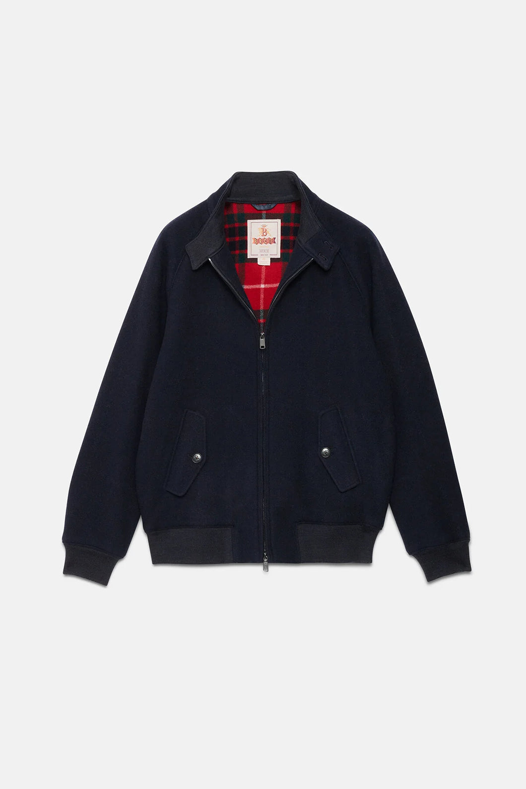 BARACUTA G9 DOUBLE WOOL NAVY