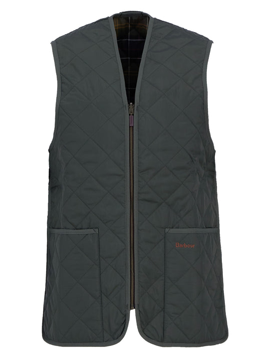 BARBOUR QUILTED WAISTCOAT ZIP GILET