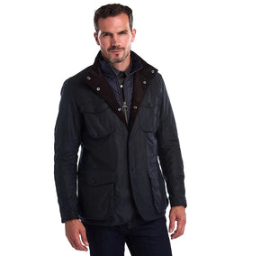 BARBOUR OGSTON NAVY WAX