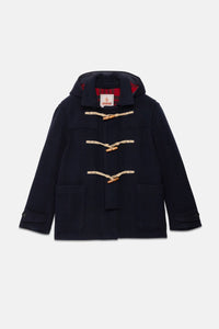 BARACUTA DOUBLE SHORT DUFFLE NAVY