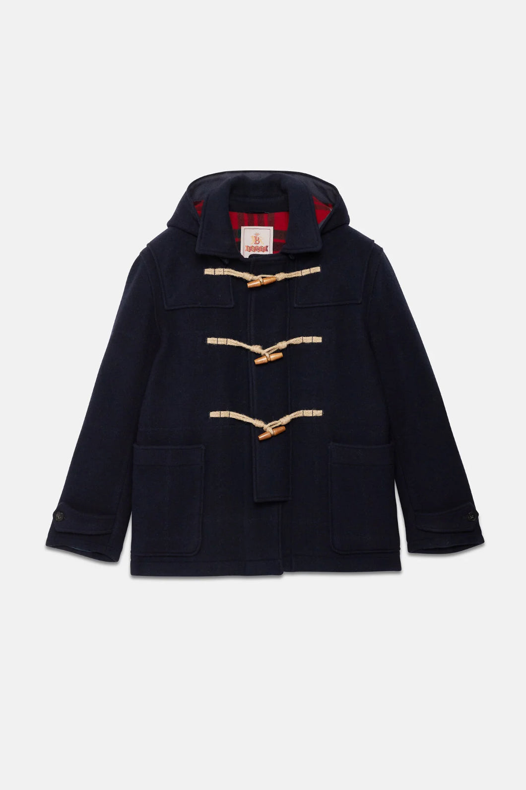 BARACUTA DOUBLE SHORT DUFFLE NAVY