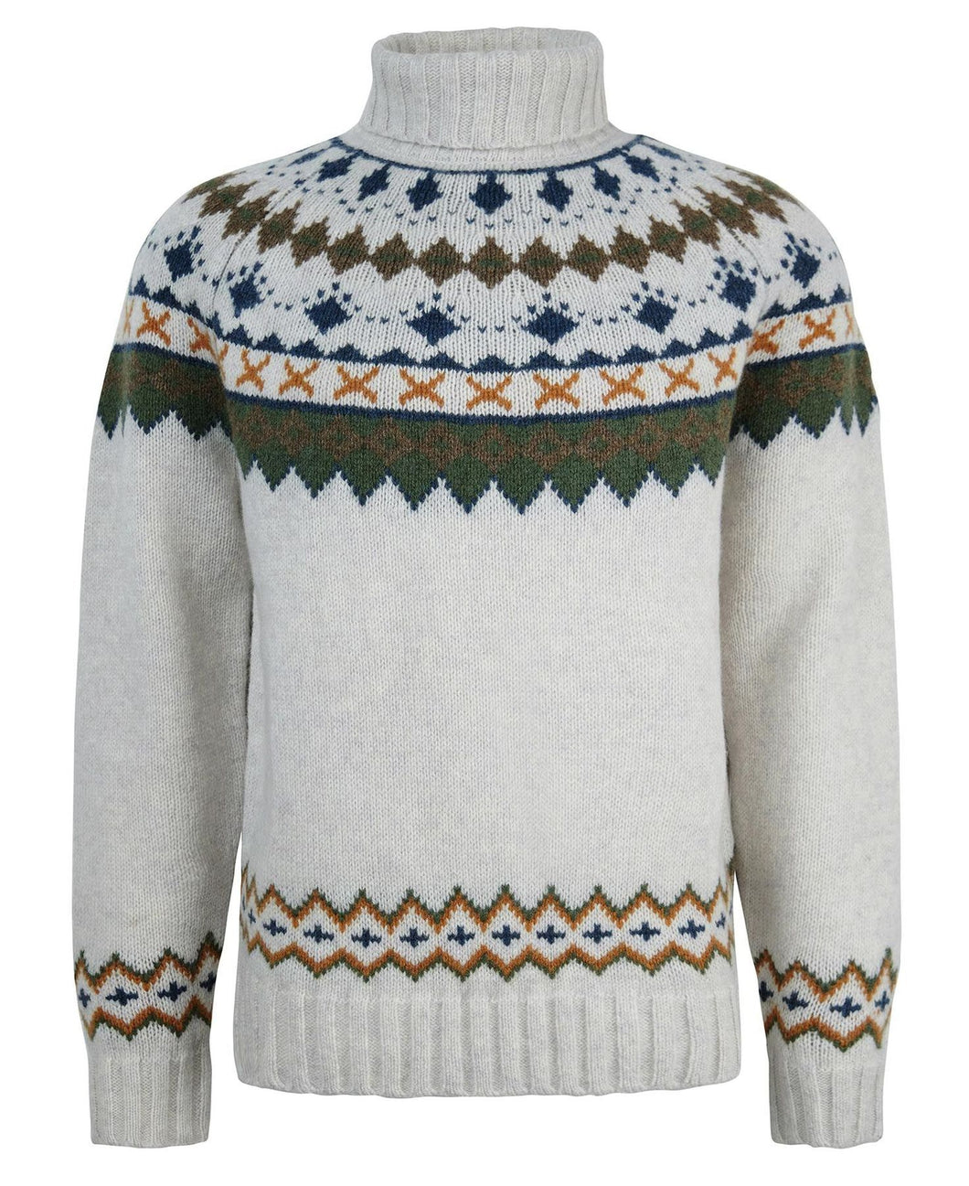 BARBOUR ROOSE FAIR ISLE ROLL NECK