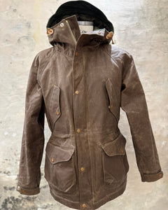 MANIFATTURA CECCARELLI FISHERMAN PARKA DARK TAN WAXED