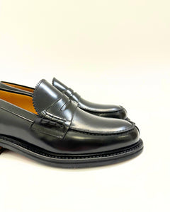 BERWICK PENNY LOAFER SPAZZOLATO NERO