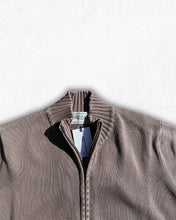 Carica l&#39;immagine nel visualizzatore di Gallery, CINQUANTOTTO CARDIGAN FULL ZIP TABACCO
