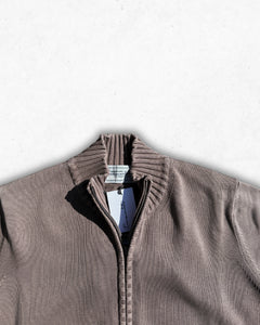 CINQUANTOTTO CARDIGAN FULL ZIP TABACCO