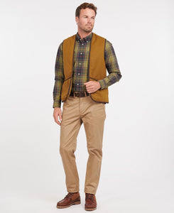 BARBOUR WARM PILE WAISTCOST BROWN