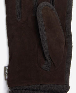 BARBOUR MAGNUS GLOVES BROWN OLIVE