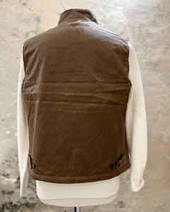 MANIFATTURA CECCARELLI MOUNTAIN VEST DARK TAN WAXED